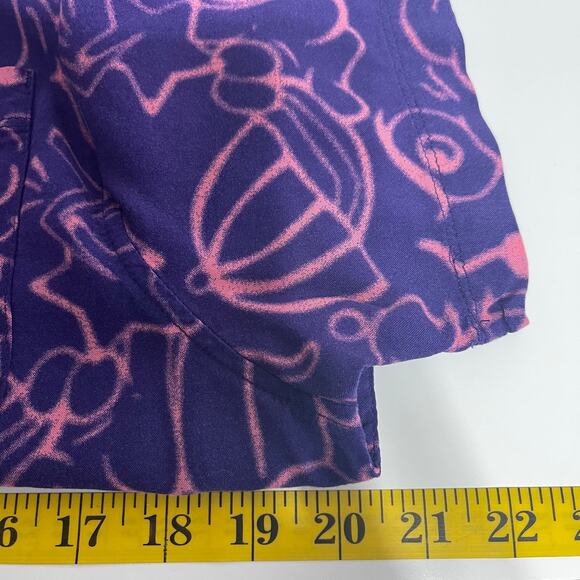 M2006 A-Lab Knock Out Short Sleeve Button Up Shirt Size Medium - Picture 5 of 6